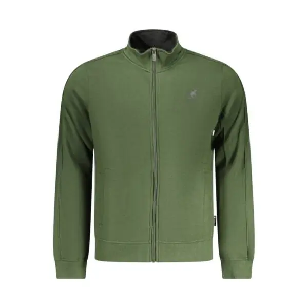 U.S.Grand Polo - Ανδρική Ζακέτα με Φερμουάρ Fossile AU02821-A12501 Πράσινο
