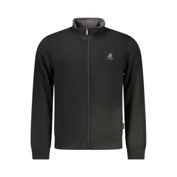 U.S.Grand Polo - Ανδρική Ζακέτα με Φερμουάρ Fossile AU02821-A7250 Μαύρο