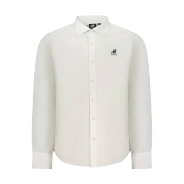U.S.Grand Polo - Ανδρικό Πουκάμισο Amedeo AU02840-A0950 Λευκό