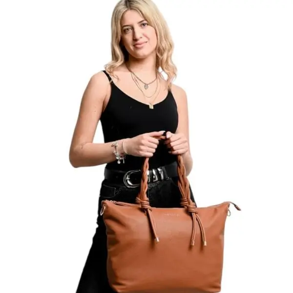 Valentino Bags - Γυναικεία Τσάντα Ώμου Scarlett Re VBS8U901-089 Καφέ VBS8U901-089