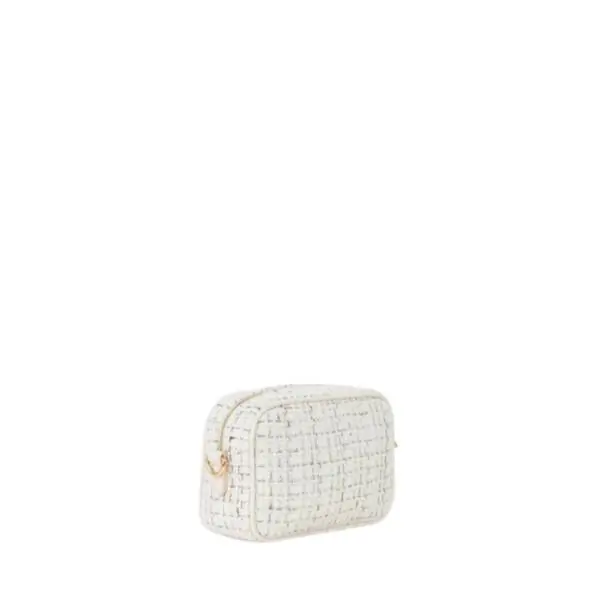 Valentino Bags - Γυναικεία Τσάντα Ώμου Tweed VBS9JP51-L05 Λευκό VBS9JP51-L05