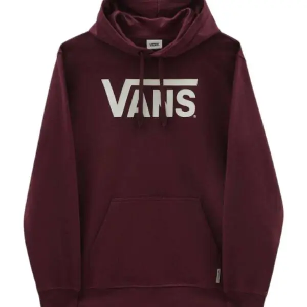 Vans - Ανδρικό Φούτερ Με Κουκούλα Classic Po-B VN0A7Y3X-4QU Μπορντό VN0A7Y3X-4QU