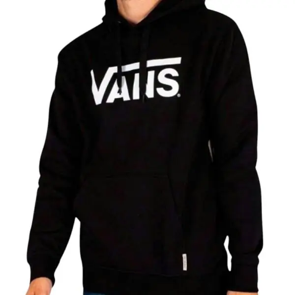 Vans - Ανδρικό Φούτερ Με Κουκούλα Classic Po-B VN0A7Y3X-BLK Μαύρο
