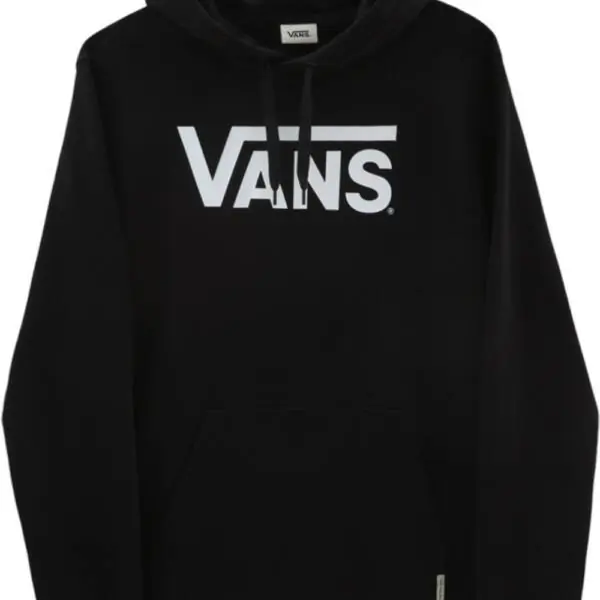 Vans - Ανδρικό Φούτερ Με Κουκούλα Classic Po-B VN0A7Y3X-BLK Μαύρο VN0A7Y3X-BLK