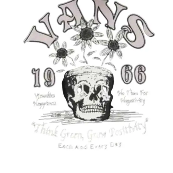 Vans - Ανδρικό Φούτερ Με Κουκούλα Peace Head VN000AEY-BLK Μαύρο VN000AEY-BLK