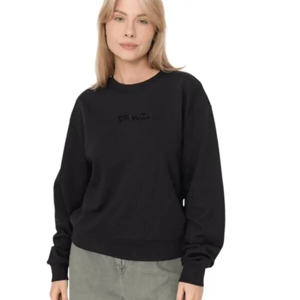 Vans - Γυναικείο Φούτερ W Essential H Fit Rlx Crew VN000RAM-BLK Μαύρο