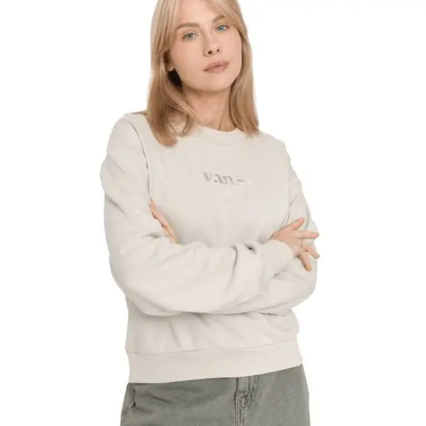 Vans - Γυναικείο Φούτερ W Essential H Fit Rlx Crew VN000RAM-EN9 Μπεζ