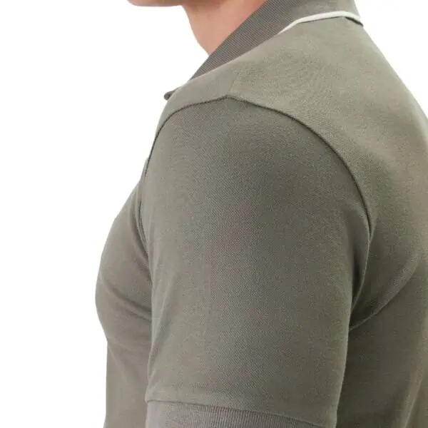 Boss - Ανδρικό Polo T-shirt Passertrip Slim Fit 50507699-076 Χακί 50507699-076