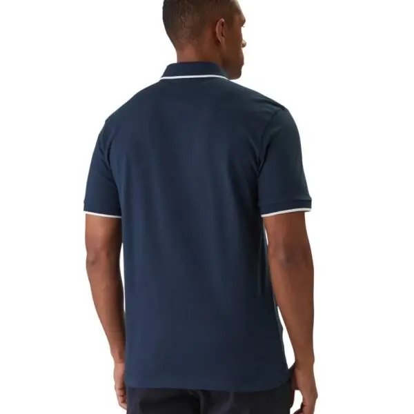 Boss - Ανδρικό Polo T-shirt Passertrip Slim Fit 50507699-464 Μπλε 50507699-464