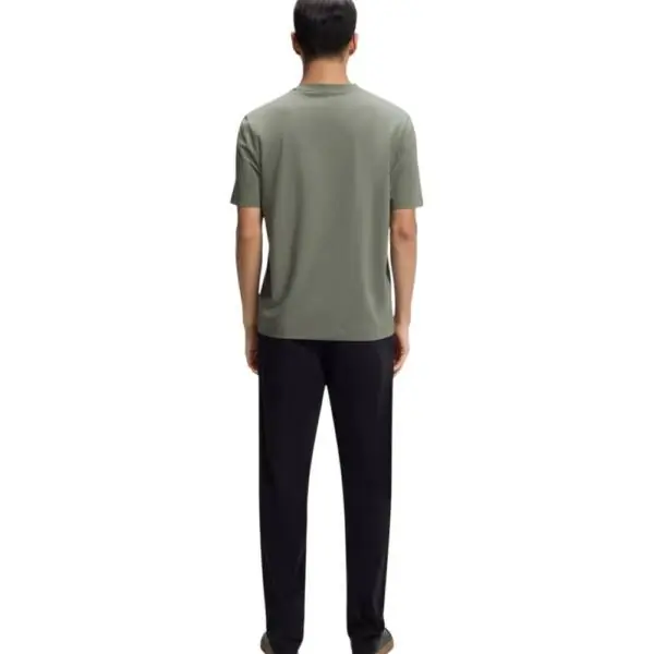 Boss - Ανδρικό T-shirt Tchup Relaxed Fit 50473278-077 Πράσινο Σκούρο 50473278-077