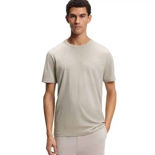 Boss - Ανδρικό T-shirt Tegood Regular Fit 50508243-070 Μπεζ