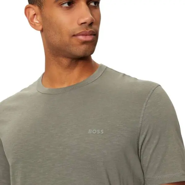 Boss - Ανδρικό T-shirt Tegood Regular Fit 50508243-076 Χακί 50508243-076