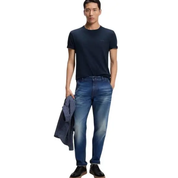 Boss - Ανδρικό T-shirt Tegood Regular Fit 50508243-464 Μπλε 50508243-464