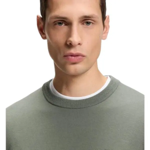 Boss - Ανδρικό Πουλόβερ Kanovanos 50527583-076 Λαδί 50527583-076