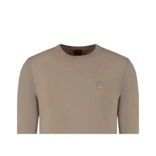 Boss - Ανδρικό Πουλόβερ Kanovanos 50527583-346 Καφέ Ανοιχτό 50527583-346