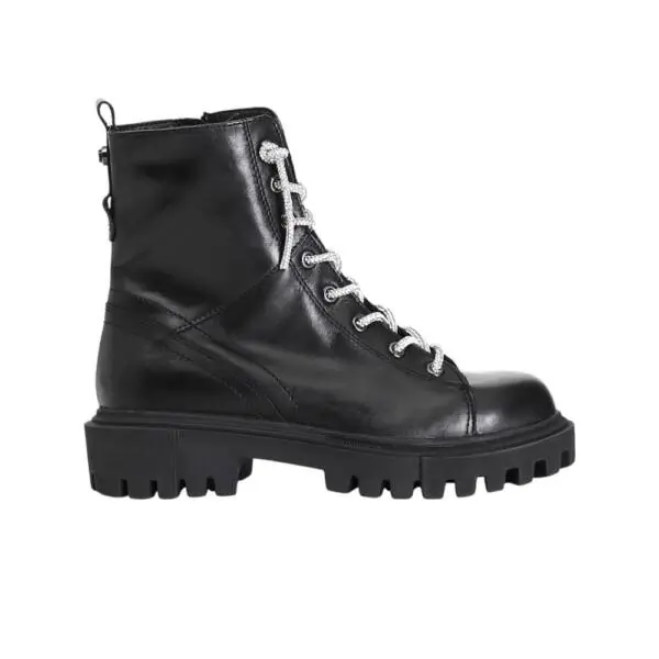 CafeNoir - Γυναικεία Δερμάτινα Μποτάκια FB1101-033 Μαύρο