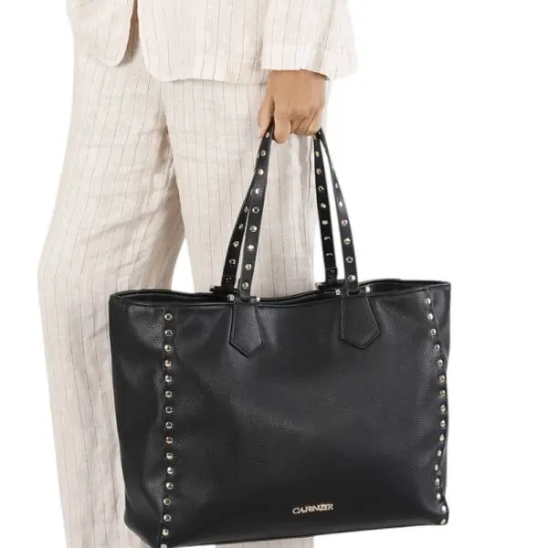 CafeNoir - Γυναικεία Τσάντα Ώμου MA0802-001 Μαύρο MA0802-001