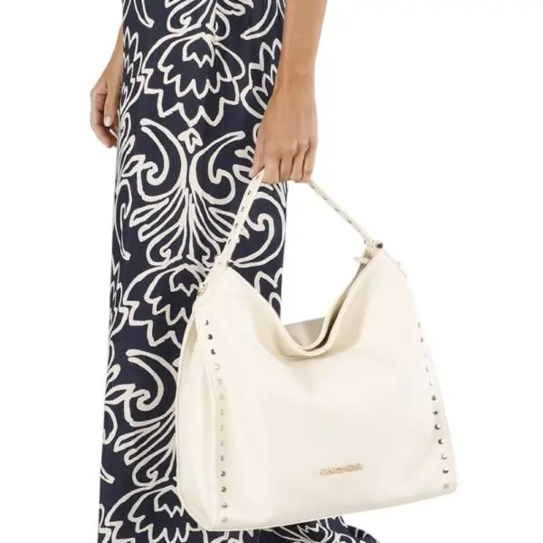 CafeNoir - Γυναικεία Τσάντα Ώμου MA0803-038 Μπεζ MA0803-038