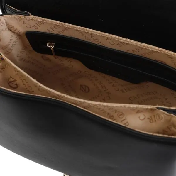 CafeNoir - Γυναικεία Τσάντα Ώμου MD0811-001 Μαύρο MD0811-001