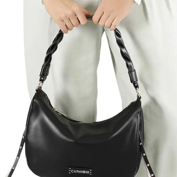 CafeNoir - Γυναικεία Τσάντα Ώμου WA0803-001 Μαύρο WA0803-001