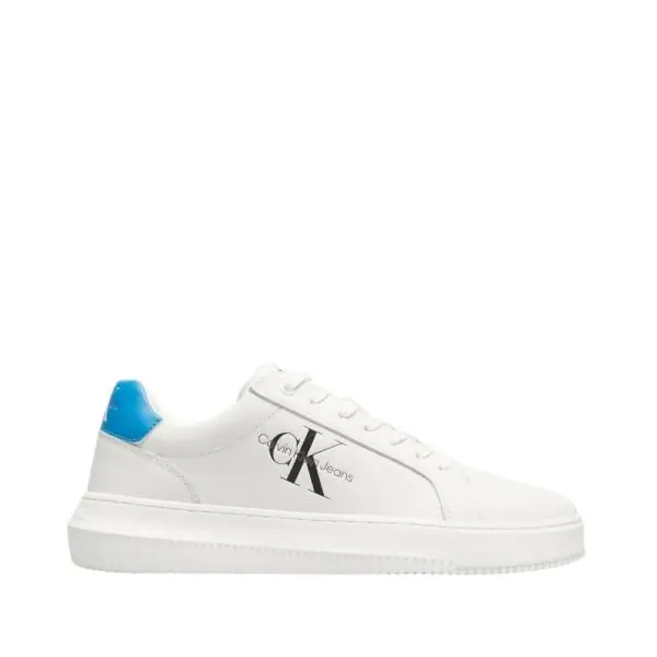 Calvin Klein - Cupsole Mono Lth Ανδρικά Chunky Sneakers YM0YM00681-0LI Λευκό