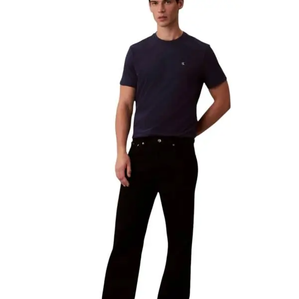 Calvin Klein - Ανδρικό T-shirt Classic Monogram Tee Regular Fit LV04RD254G-WFW Ναυτικό Μπλε LV04RD254G-WFW