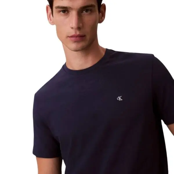 Calvin Klein - Ανδρικό T-shirt Classic Monogram Tee Regular Fit LV04RD254G-WFW Ναυτικό Μπλε LV04RD254G-WFW