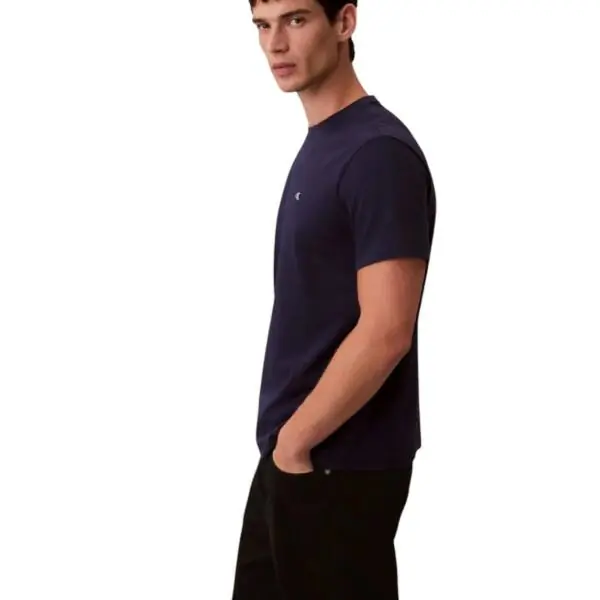Calvin Klein - Ανδρικό T-shirt Classic Monogram Tee Regular Fit LV04RD254G-WFW Ναυτικό Μπλε LV04RD254G-WFW