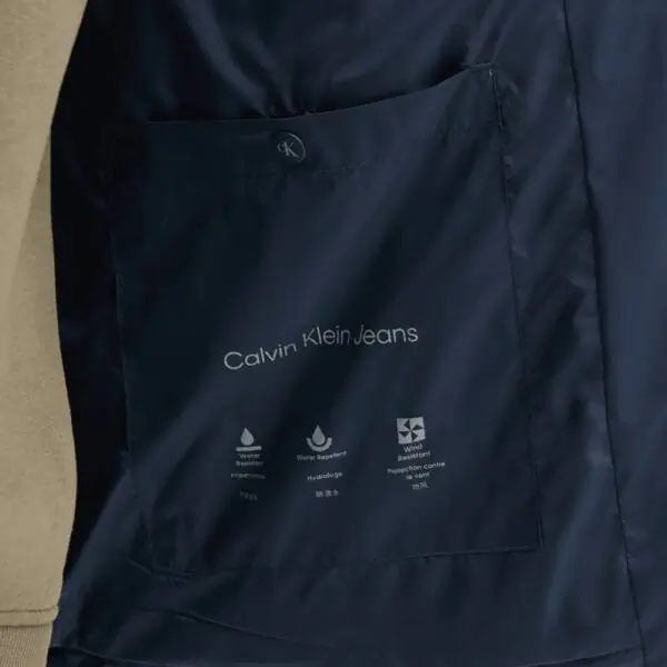 Calvin Klein - Ανδρικό Χειμωνιάτικο Μπουφάν LV04RC511G-CEF Μπλε Ναυτικό LV04RC511G-CEF