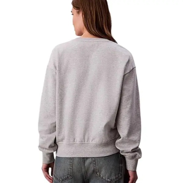 Calvin Klein - Γυναικείο Φούτερ Cotton Terry LV047B236G-P77 Γκρι LV047B236G-P77