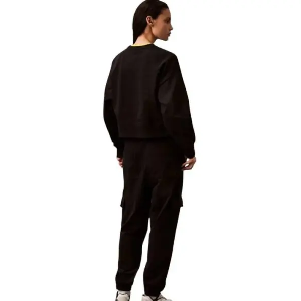 Calvin Klein - Γυναικείο Φούτερ Cotton Terry LV047B236G-UB1 Μαύρο LV047B236G-UB1
