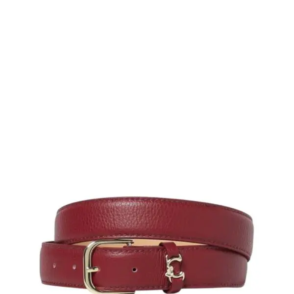 Coccinelle - Γυναικεία Ζώνη Metal Loop E3TOS110601-R52 Μπορντό