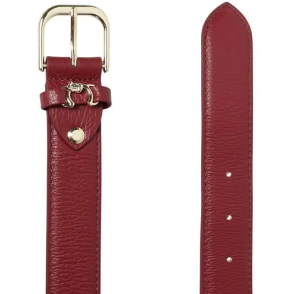 Coccinelle - Γυναικεία Ζώνη Metal Loop E3TOS110601-R52 Μπορντό E3TOS110601-R52