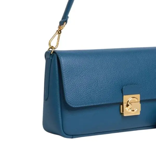 Coccinelle - Γυναικεία τσάντα C-Me Lock Large E1U4K120101-B27 Σκούρο Μπλε E1U4K120101-B27