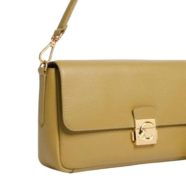 Coccinelle - Γυναικεία τσάντα C-Me Lock Large E1U4K120101-G43 Πράσινο Ανοιχτό E1U4K120101-G43