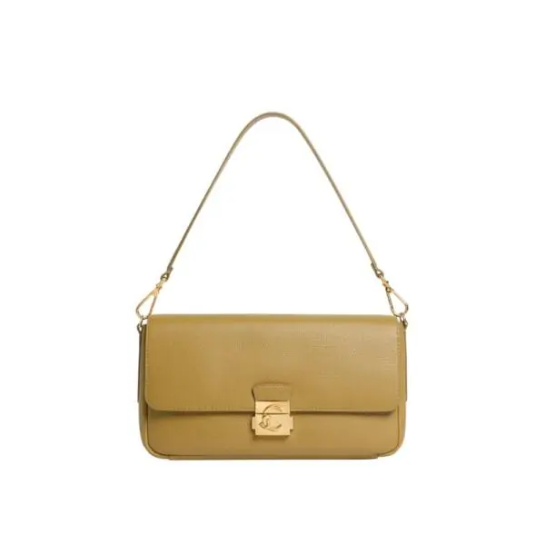 Coccinelle - Γυναικεία τσάντα C-Me Lock Large E1U4K120101-G43 Πράσινο Ανοιχτό