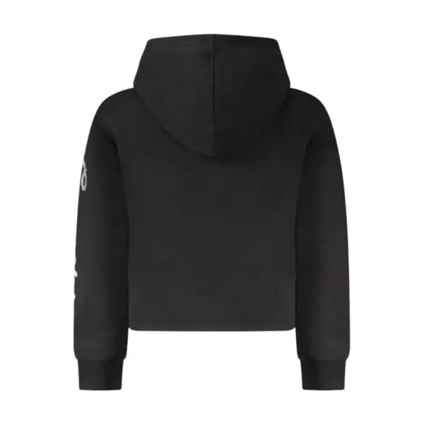 Converse - Παιδικό Μακρυμάνικο Crop Top Με Κουκούλα 369692-023 Μαύρο 369692-023