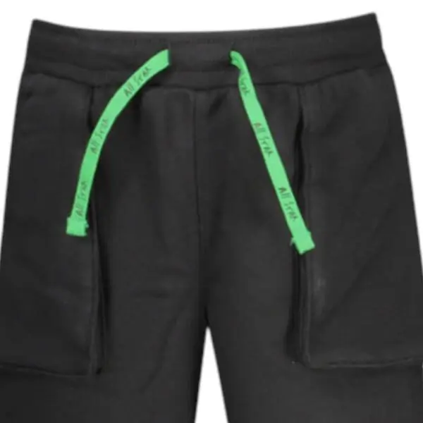 Converse - Παιδικό Παντελόνι Φόρμας Zipper Pocket Jogger 9CC244-023 Μαύρο 9CC244-023