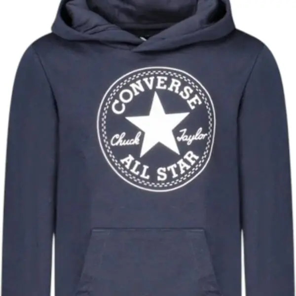 Converse - Παιδικό Φούτερ Unisex Με Κουκούλα 8CC858-695 Μπλε Ναυτικό