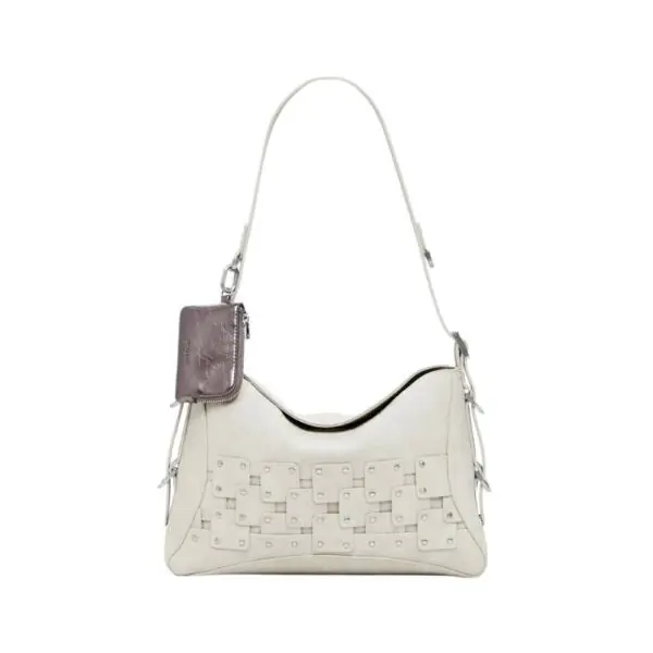 Desigual - Γυναικεία Τσάντα Ώμου New Patch 2 Piedra 25WAXPBR-6006 Μπεζ