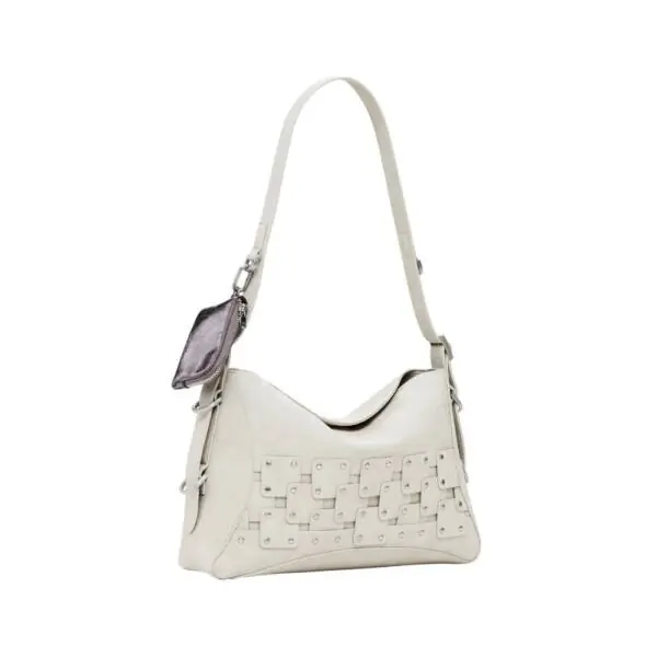 Desigual - Γυναικεία Τσάντα Ώμου New Patch 2 Piedra 25WAXPBR-6006 Μπεζ 25WAXPBR-6006