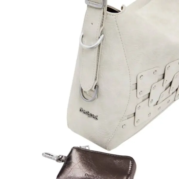 Desigual - Γυναικεία Τσάντα Ώμου New Patch 2 Piedra 25WAXPBR-6006 Μπεζ 25WAXPBR-6006