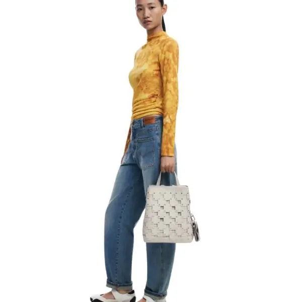 Desigual - Γυναικεία Τσάντα Πλάτης NEW PATCH 1 PIEDRA 25WAKP40-6006 Μπεζ 25WAKP40-6006