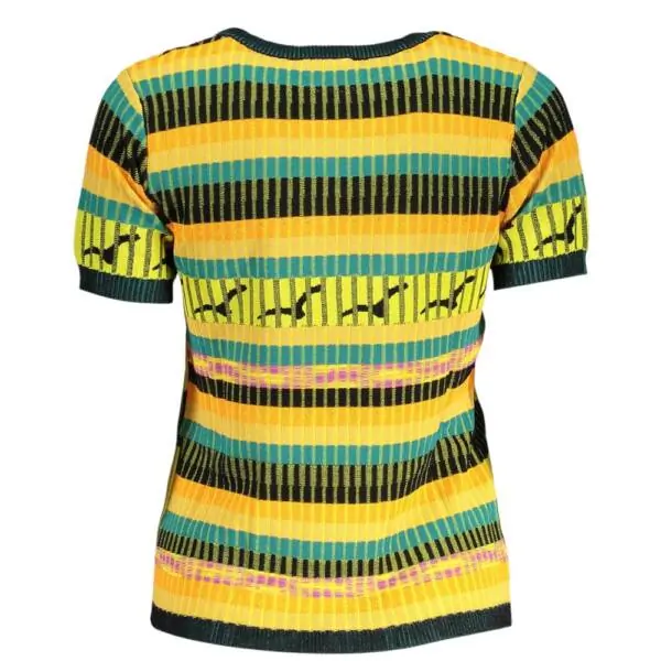 Desigual - Γυναικείο Κοντομάνικο Πουλόβερ Knit Landscape 23SWTKAE-8018 Κίτρινο 23SWTKAE-8018