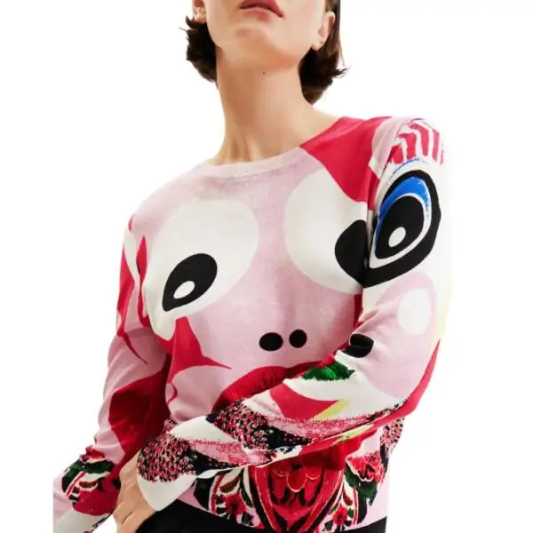 Desigual - Γυναικείο Πουλόβερ 23SWJF20-3049 Πολύχρωμο 23SWJF20-3049
