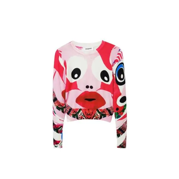 Desigual - Γυναικείο Πουλόβερ 23SWJF20-3049 Πολύχρωμο 23SWJF20-3049