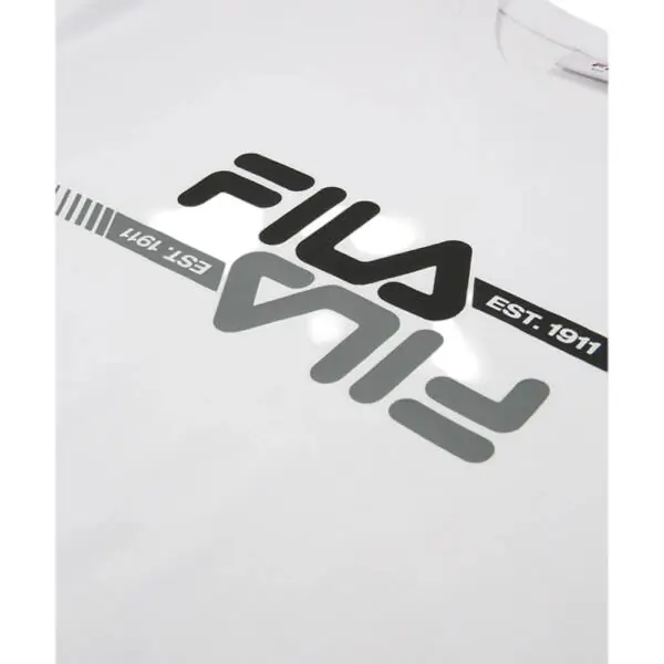 Fila - Ανδρικό T-shirt Manta FAM1126-10001 Λευκό FAM1126-10001