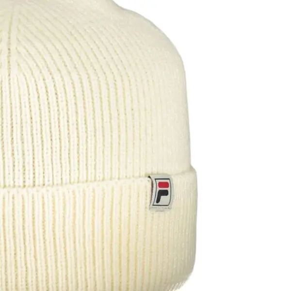 Fila - Ανδρικός Σκούφος Πλεκτός Beanie Milano Cap FCU0165-10010 Λευκό FCU0165-10010