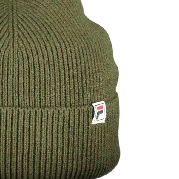 Fila - Ανδρικός Σκούφος Πλεκτός Beanie Milano Cap FCU0165-60081 Πράσινο FCU0165-60081