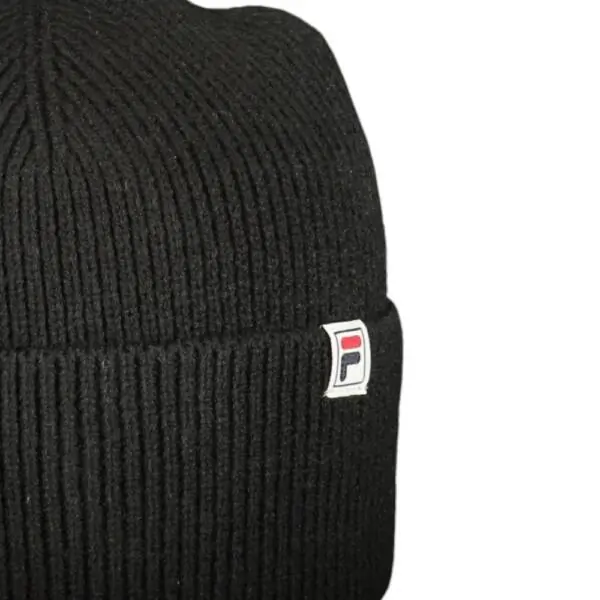Fila - Ανδρικός Σκούφος Πλεκτός Beanie Milano Cap FCU0165-80010 Μαύρο FCU0165-80010